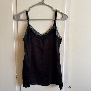 Brandy Melville Charcoal Lace Cami